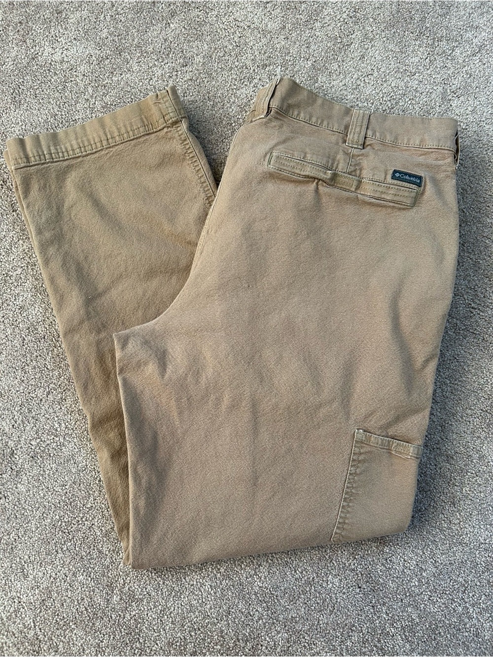 Columbia Men’s Khaki Work Pants - Classic Brown